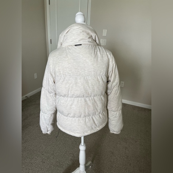 NWT Blanc Nior Reversible Faux Fur Lined Jacket Size XS White and Beige - Picture 4 of 14